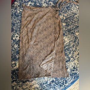 Urban Romantics Cheetah Print Wrap Skirt